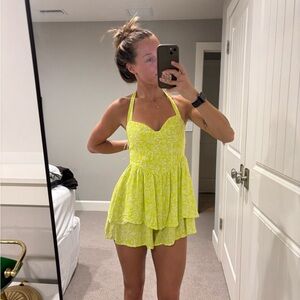 Bright Yellow Romper